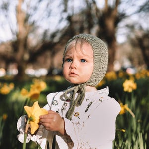 Parker Pixie Hat - Hand-knitted cotton & woollen baby and toddler hat