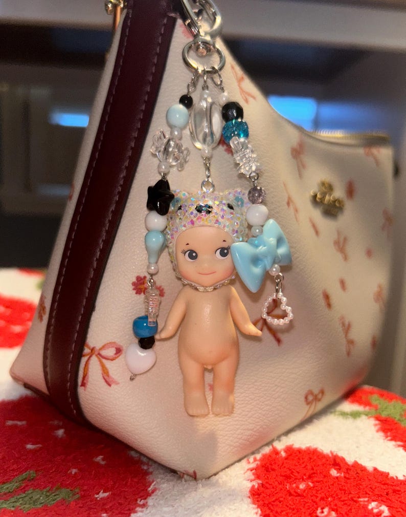 Bedazzled Sonny Angel Keychain - 1 angel polar bear
