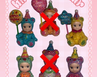 Bedazzled Birthday Bear Sonny Angel - 1 angel