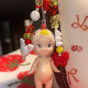 Bedazzled Sonny Angel Keychain - 1 angel chicken