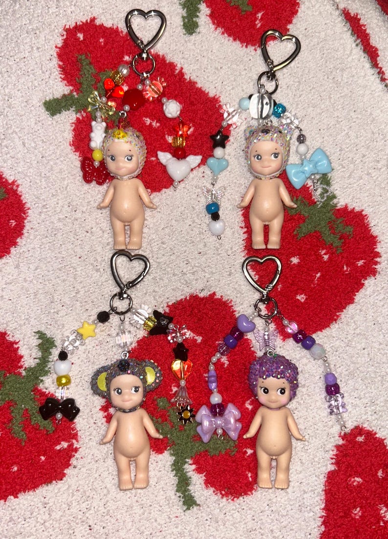 Bedazzled Sonny Angel Keychain - 1 angel image 1