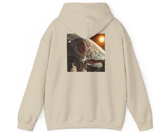 Martian 3I/ATLAS PILOT Graphic Hoodie | Astronaut Space Back Print