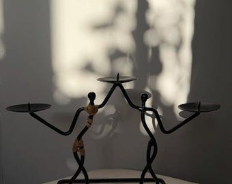 Wrought Iron Candelabra | Attributed to Laurids Lonborg