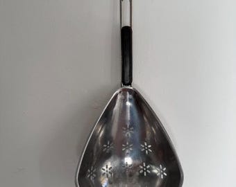 Vintage Stainless Steel Skimmer Strainer