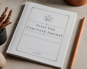 Peter Pan Notizbuch | Charlotte Mason inspiriert | Jahr 1 Handschrift | Abpausen & Kopieren | PDF für Hausschule