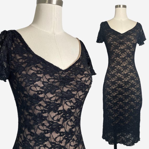 wet seal lace dress Wet Seal Juniors Size Medium Dress Short Beige Lace