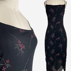 Asymmetrical Dress Y2k Floral - Etsy