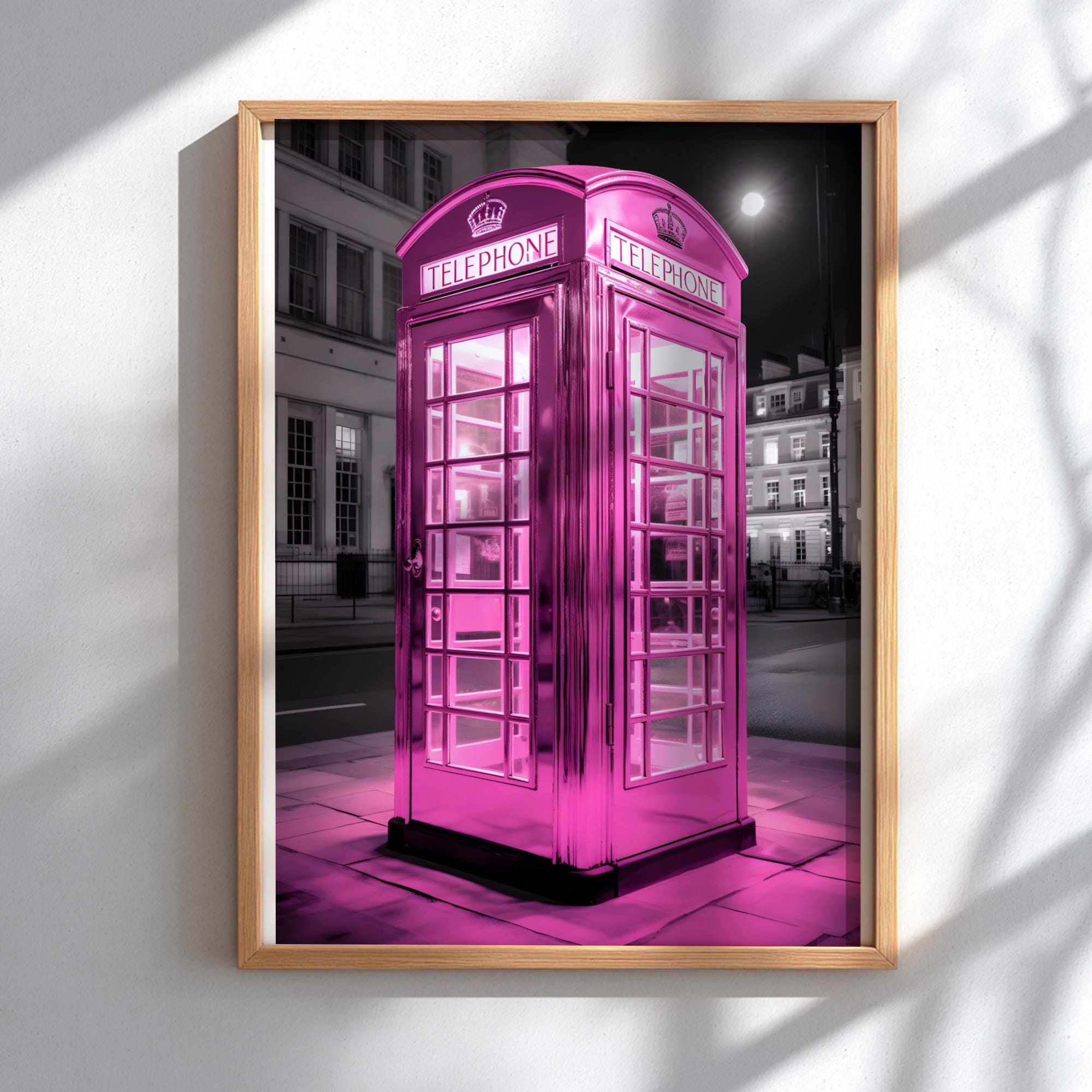 Pink telephone booth - Etsy 日本