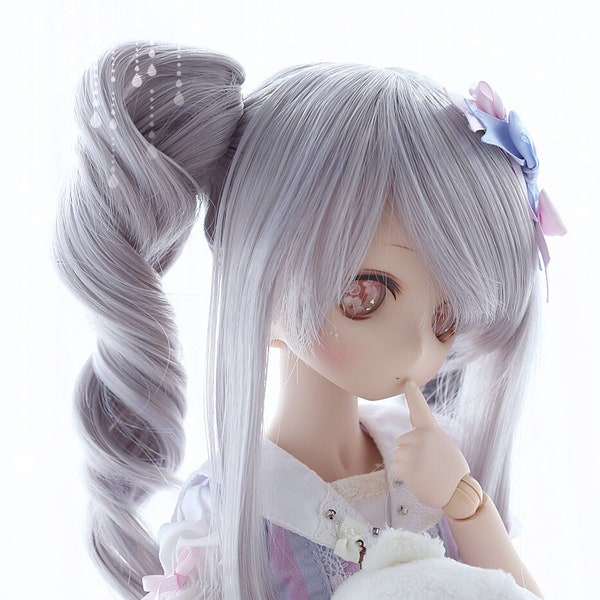 KK DollfieDream DD SD bjd Doll Twintails Perücke 23cm -Bella [2021 Aug Updated]