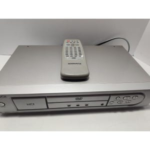 Magnavox DVD CD Player MDV410SL OS Silver Good MP3 TruSurround Tested Working