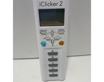 iClicker 2 Student Remote Clicker White Classroom Polling Device