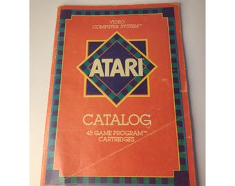 1982 Atari Video Computer System 49 Game Catalog Nice