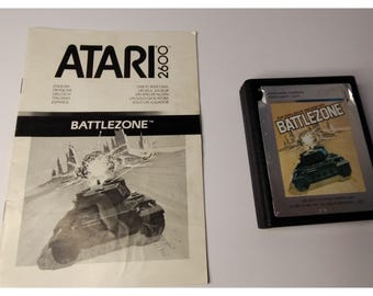 Battlezone tested Atari 2600 game game and manual