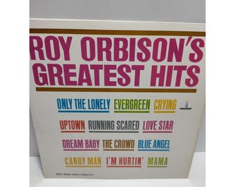 Roy Orbison's Greatest Hits - 1963 Monument Rock  Mono Vinyl LP Record Shrink