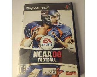 NCAA Football 08 (Playstation 2) EA sports  game w case