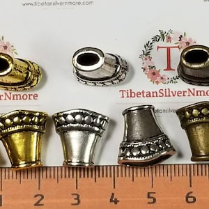 10 pcs per pack of 16x11mm Oval Cone in color to choose Lead Free Pewter