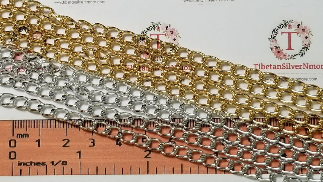 5 Ft. or 60 Inches per Pack 8x6mm Twist Oval Cable Textured Finish