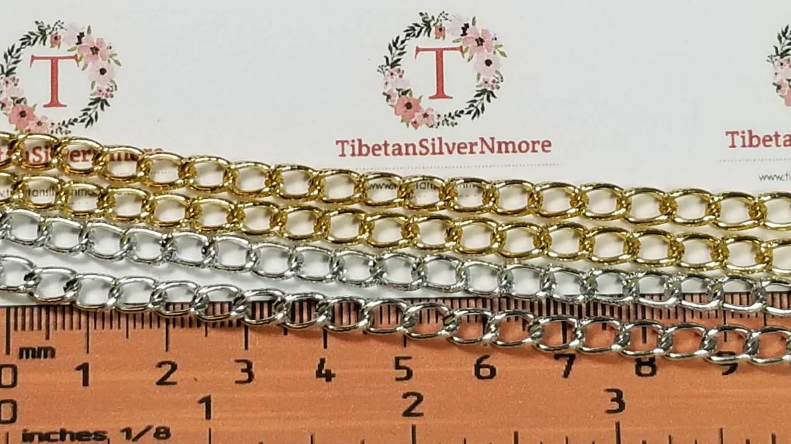 5 Ft. or 60 Inches per Pack 8x6mm Twist Oval Cable Textured Etsy