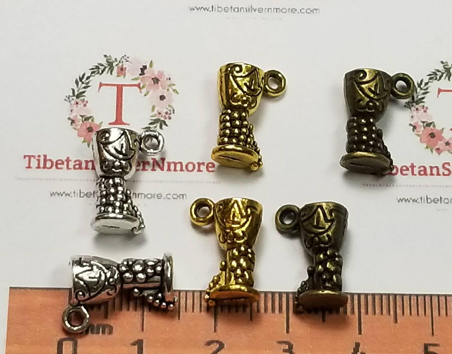 Year 2024 Charms 9x13mm Pendants for Handmade Jewelry Making, 2024 Alloy  Metal Pendants for DIY Crafts and Accessories. 