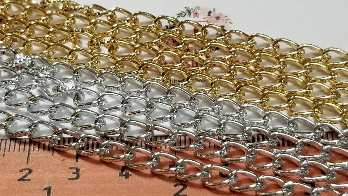 5 Ft. or 60 Inches per Pack 8x6mm Twist Oval Cable Textured Etsy