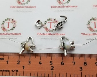 14 pairs per pack 20x15mm plain Teapot Beads Cap fitted 7mm - 10mm bead in Antique Silver lead Free Pewter