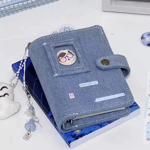 Refillable Pocket Journal with Photo Slot and Card Holder