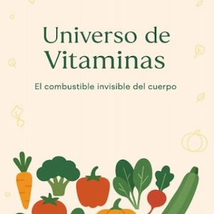 Vitamins eBook Longevidad A5 + Tabla de Vitaminas A4 (6 págs) | Nutrición, Salud, Vegan, Vegetariano, Omnivoro image 1