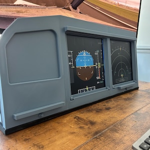 Ready Made 3D Printed Airbus A320 MIP Desktop Cockpit for Flight Simulator - "Compact Captain"