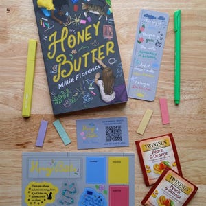 Autographed Honey Butter Book Bundle - Fully immersive reading experience - Hand drawn stickers, custom specialty bookish items