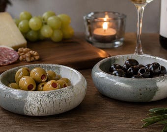 Catchall Tray Set of 2 | Handmade Ceramic Trinket Plates | Pocket Dump Tray