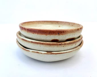 Handmade Small Dip Dish Ceramic Bowls | Kitchen Prep Bowl | Jewelry Dish