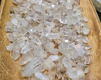 Clear Arkansas crystal points wholesale - ethically sourced