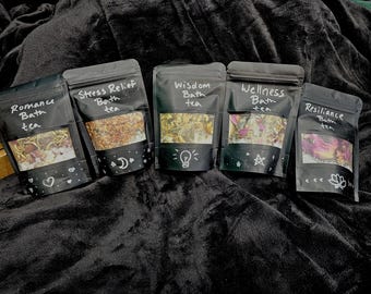 Herbal bath tea
