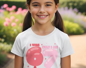 7th Birthday Girl Shirt, Funny Six Seven Kids Tee