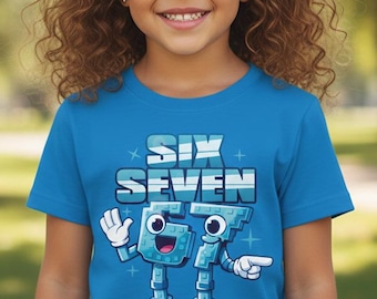Funny Six Seven Kids T-Shirt, Gamer Birthday Gift