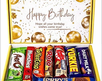 Birthday Chocolate Gift Box, Gifts for him, Gifts for her, Chocolate Gift Box, Letterbox Chocolate Gift, Chocolate Box, Assorted Chocolates