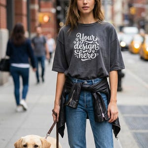 Dog Parents T-Shirt Mockup Bundle – Comfort Colors 1717, Canva Template (PNG) image 8