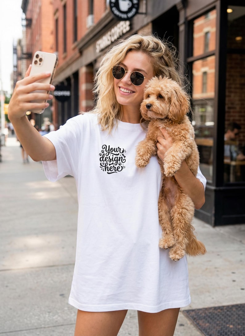 Dog Parents T-Shirt Mockup Bundle – Comfort Colors 1717, Canva Template (PNG) image 12