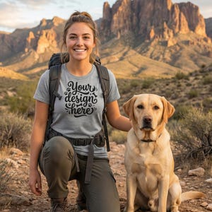 Dog Parents T-Shirt Mockup Bundle – Comfort Colors 1717, Canva Template (PNG) image 13