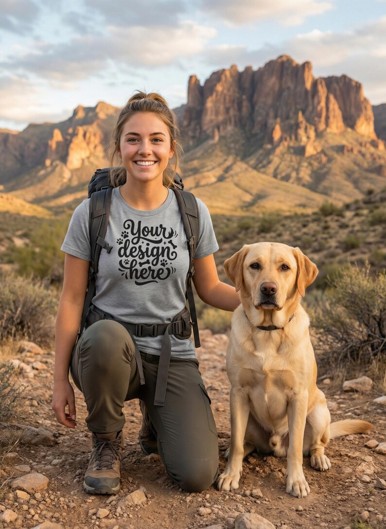 Dog Parents T-Shirt Mockup Bundle – Comfort Colors 1717, Canva Template (PNG) image 13