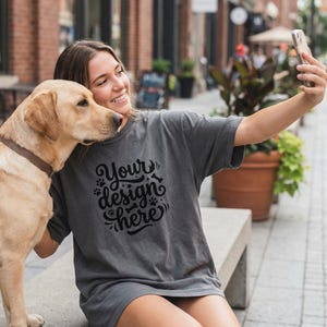 Dog Parents T-Shirt Mockup Bundle – Comfort Colors 1717, Canva Template (PNG) image 10