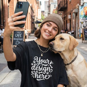 Dog Parents T-Shirt Mockup Bundle – Comfort Colors 1717, Canva Template (PNG) image 2