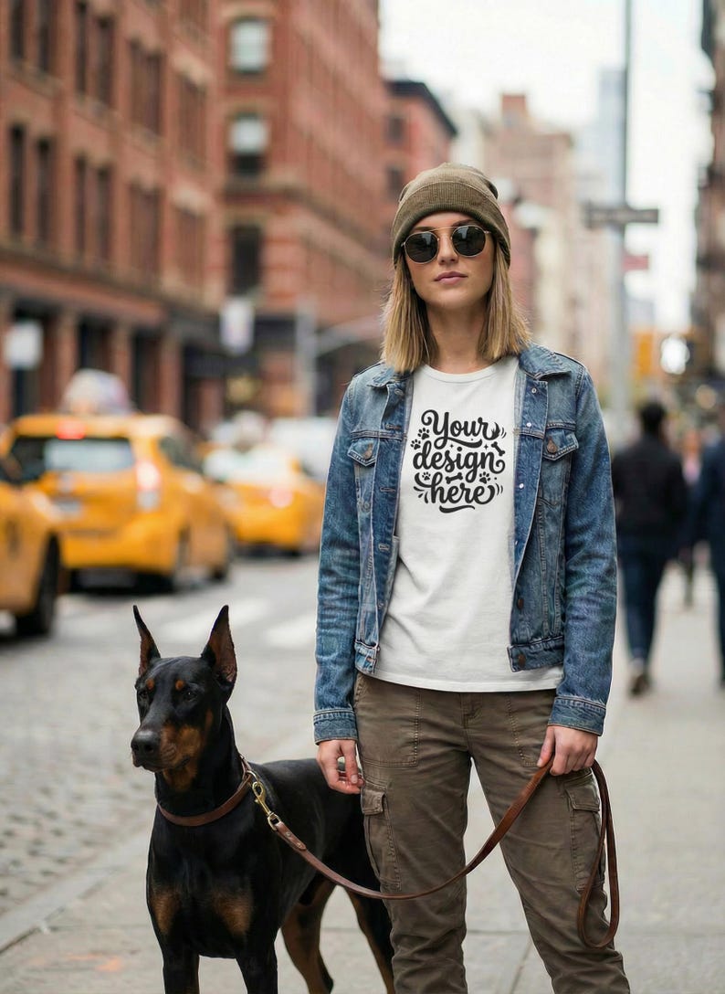 Dog Parents T-Shirt Mockup Bundle – Comfort Colors 1717, Canva Template (PNG) image 15