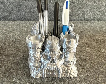 Porte-stylo / Rangement de bureau Castle Grayskull - Audacieux, nostalgique et prêt à l'emploi (He-Man)