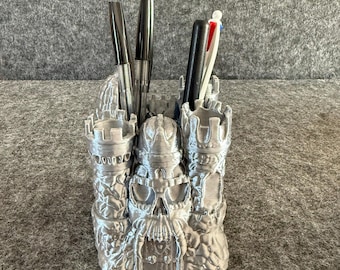 Porte-stylo / Rangement de bureau Castle Grayskull - Audacieux, nostalgique et prêt à l'emploi (He-Man)