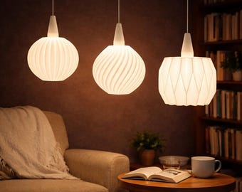 Goldkern Lampenschirm passend für A1 Stern (Ø 13 cm) – inkl. Kappe | 3D-Druck Designlampe mit warmem Goldkern | Set oder Einzelstück