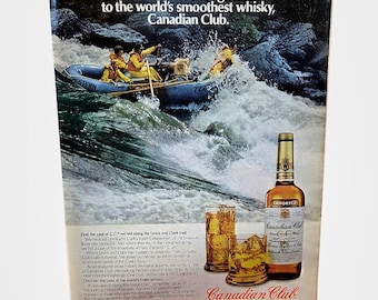 Anuncio impreso de Canadian Club Whisky de 1981 (8x10)