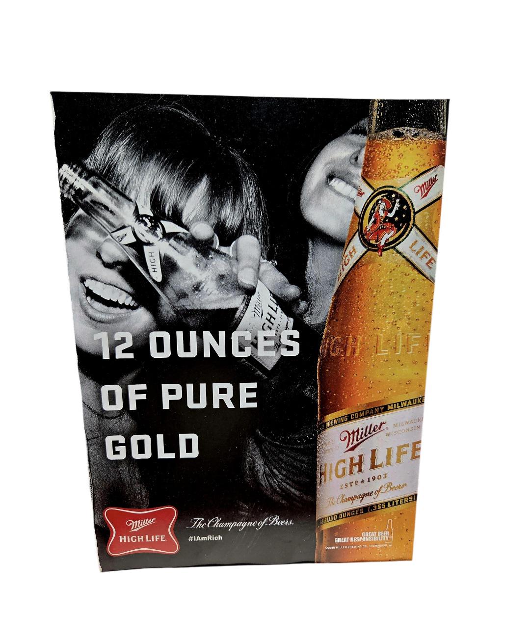Miller high life beer poster - Etsy 日本