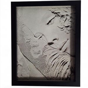 8x10 Inramat Vintage Original inramat tryck föreställer Elvis Presley när han uppträder på scen med sin gitarrist, Scotty Moore, den 31 juli 1955 bild 2