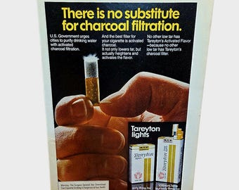 Vintage Original Retro 1978 Tareyton Lights magazine advertisement is a collectible item